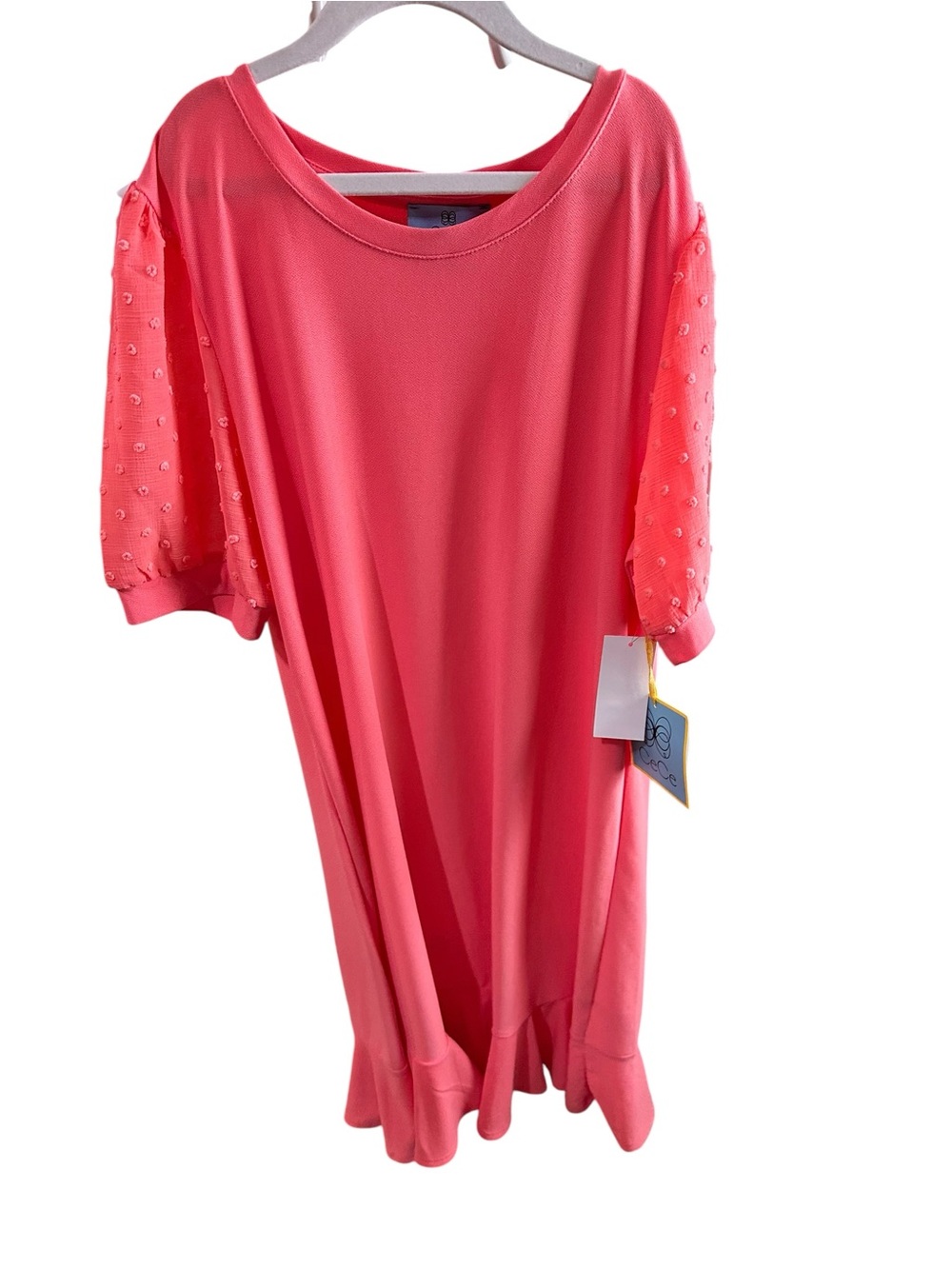 CeCe Opalescent Skies Coral Dress – Size Small – NWT